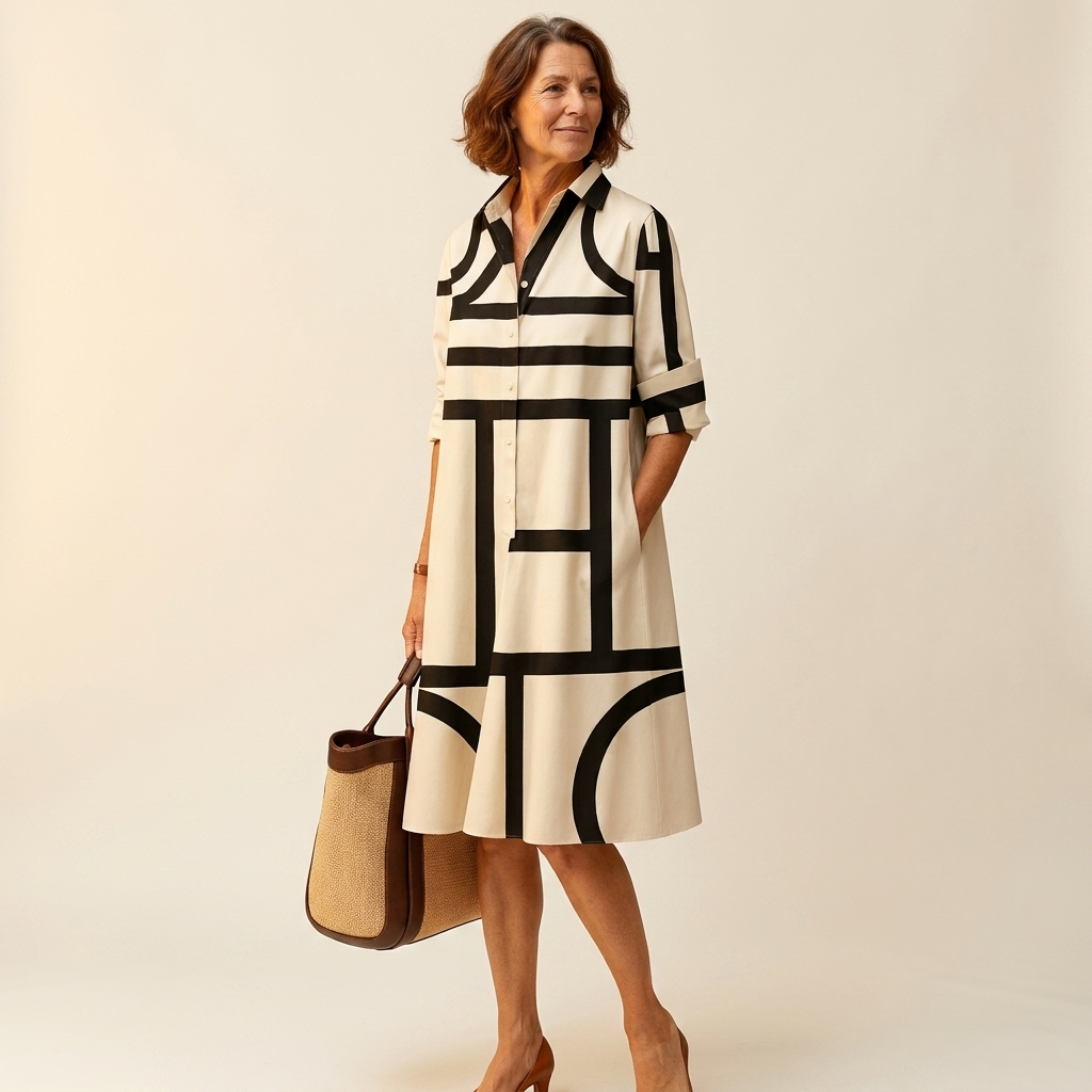 Ellie | The Cream Architect Shirt-Dress