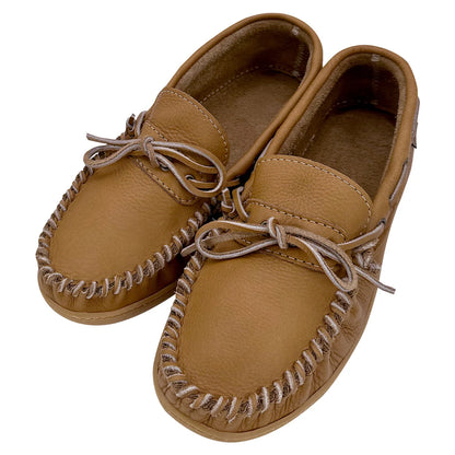 Men's Wide Leather Moccasin Shoes