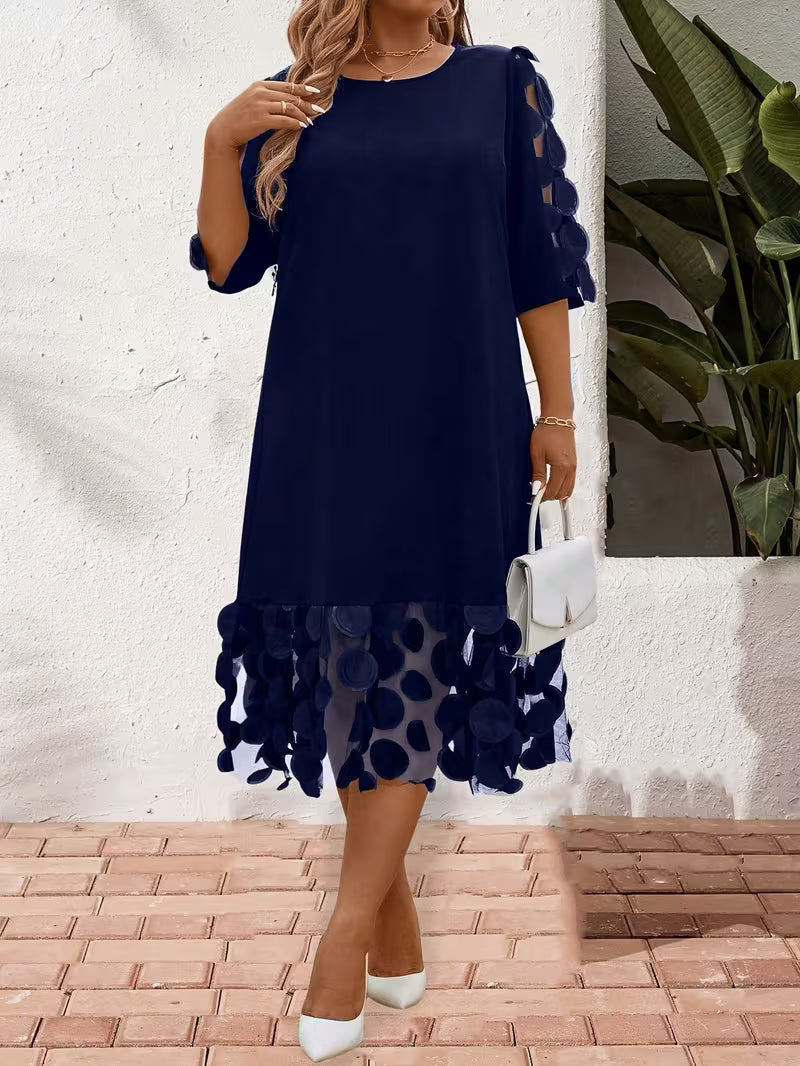 Petal-Hem Occasion Dress