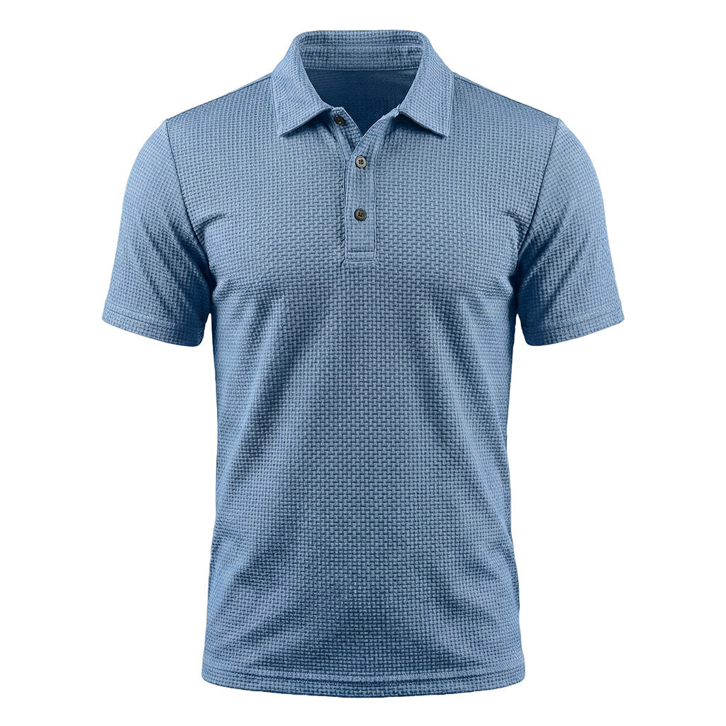 The Waffle Drape Polo