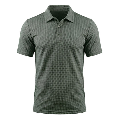 The Waffle Drape Polo