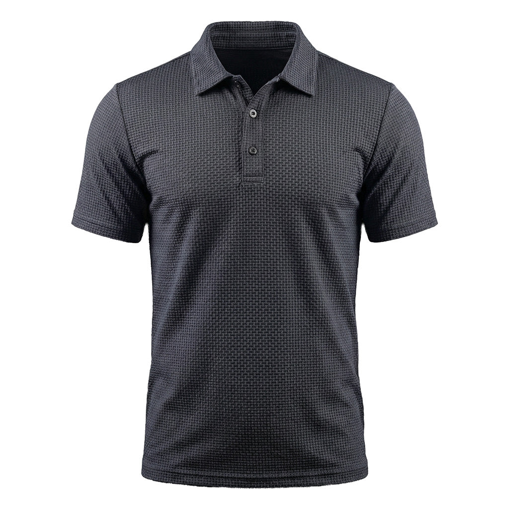 The Waffle Drape Polo