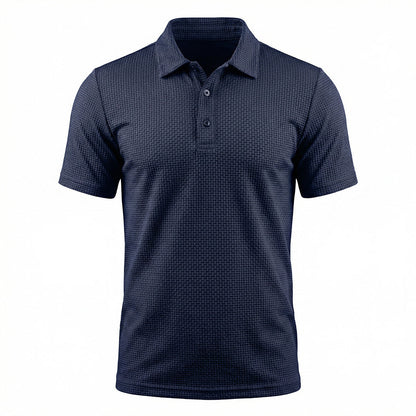 The Waffle Drape Polo