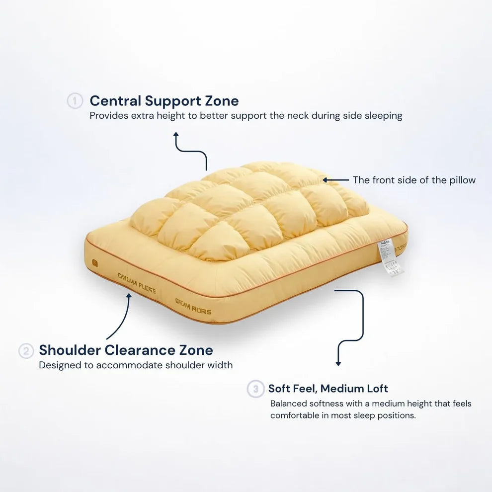 SELVAINE™ CloudCradle Side-Sleeper Pillow