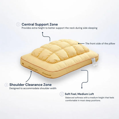 SELVAINE™ CloudCradle Side-Sleeper Pillow