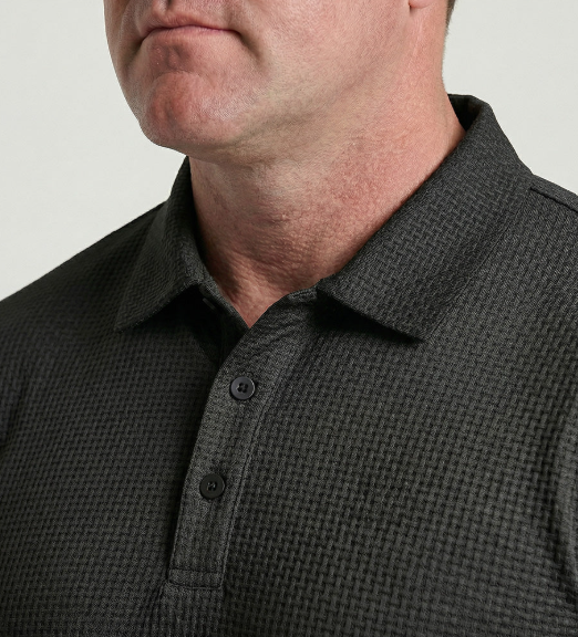 The Waffle Drape Polo