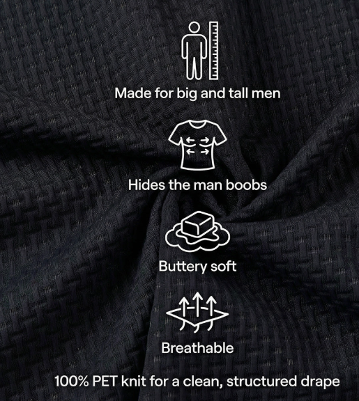 The Waffle Drape Polo
