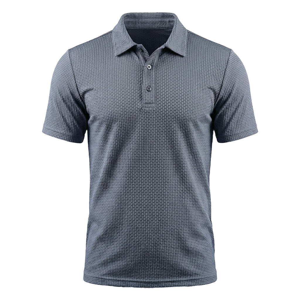 The Waffle Drape Polo