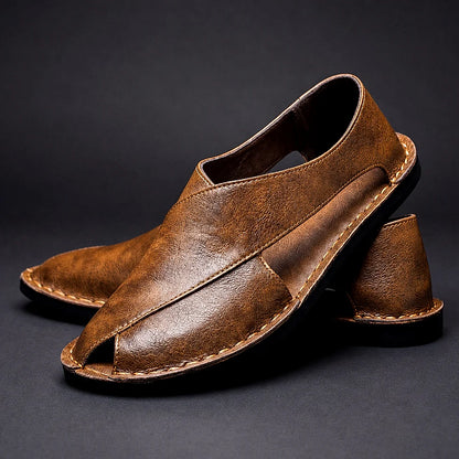 Stefano Leather Mules