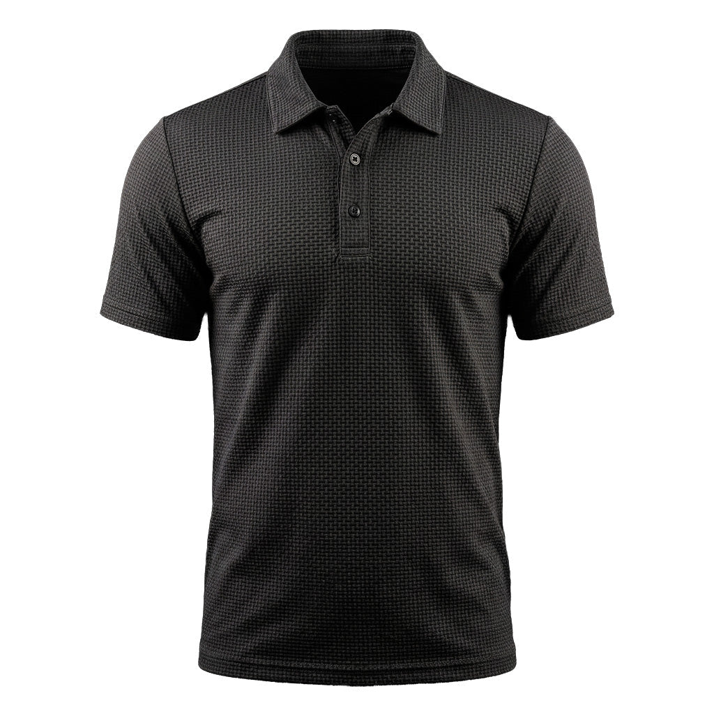 The Waffle Drape Polo
