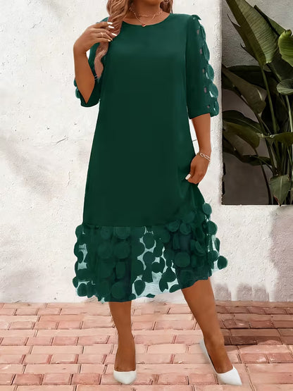 Petal-Hem Occasion Dress