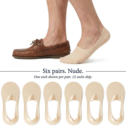 No-Show Liner Socks — 6-Pack