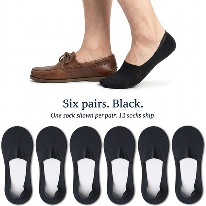 No-Show Liner Socks — 6-Pack