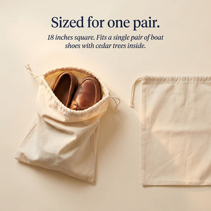Cotton Shoe Bags — 2-Pack