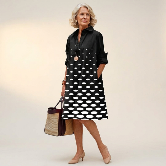 Faith | The Polka-Dot Shirt-Dress