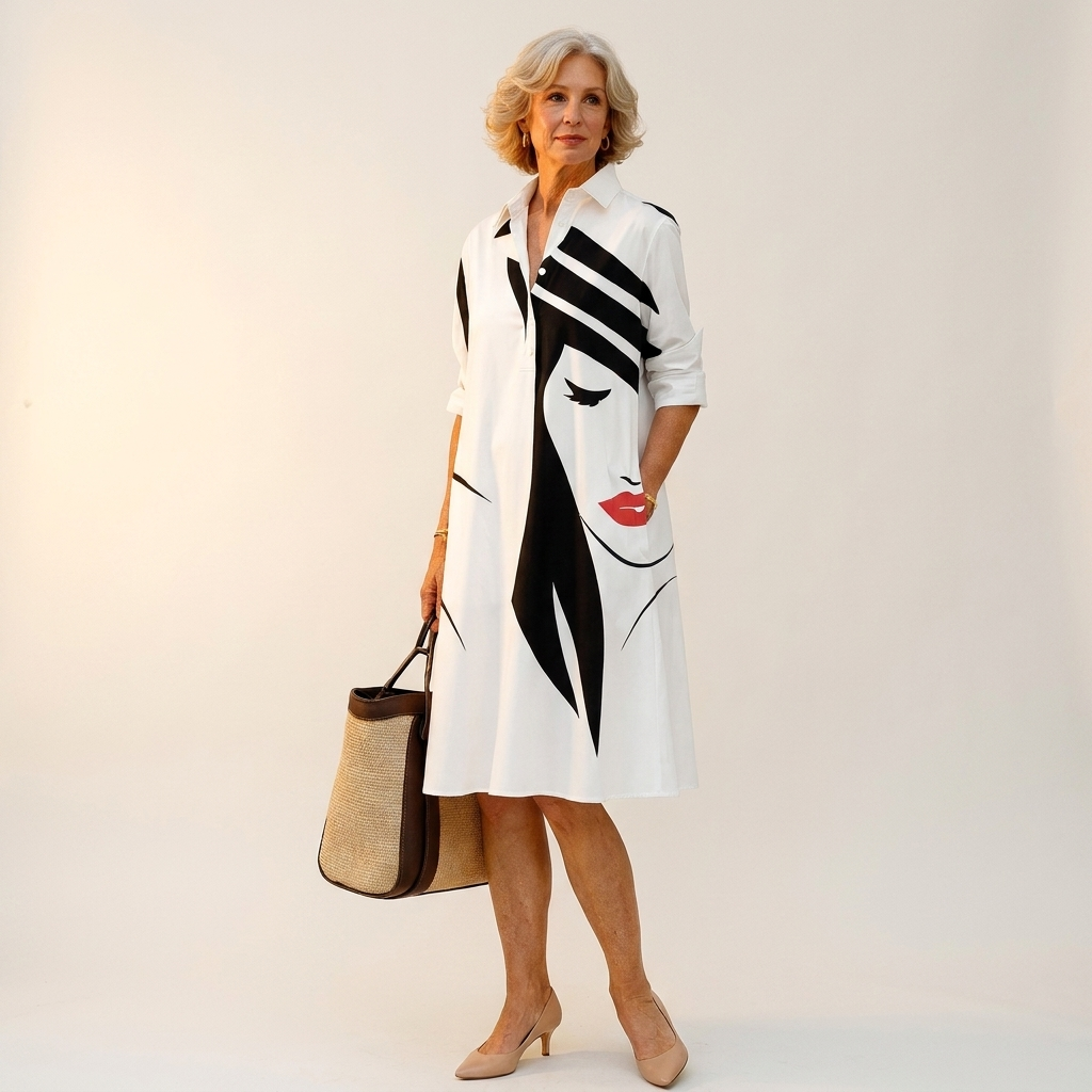 Bella | The Portrait Shirt-Dress