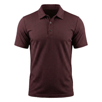 The Waffle Drape Polo